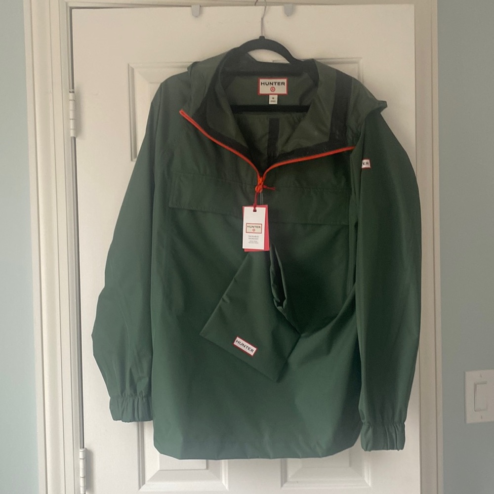 Packable raincoat